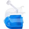 Gatuida Vasca da Bagno per Uccelli in Plastica Vassoio Rimovibile, Dimensioni Grandi per Pappagalli e Uccelli Domestici, per Gabbie e Bagni Comodi