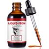 MXCZBSM Ferro Liquido per Cani 60ml - Gocce di Ferro con Complesso di Polisaccaridi - Formula Naturale per Un Assorbimento Ottimale - Supporto Contro Anemia e Stanchezza - Delizioso Gusto Caramello