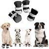 TTPSRY Stivaletti Protettivi Cane Antiscivolo Traspiranti Scarpe Zampe Impermeabili Resistenti Calzature Animali Domestici Protezione (L)