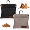 HMCEY 2 PCS Borsa Porta Snack Cane 12.5 X 12 CM,Borsa da Appendere per Snack Cani con Moschettone, Porta Premietti per Cani Addestramento,Sacchetto Cibo Cani Portatile per Cibo Cani e Gatti, Chiavi