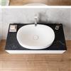 neoro n50 top in ceramica La: 80 A: 1,2 P: 51,5 cm, BN0402C2, n50 [Mobili da Bagno > Top]