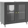 Vicco Mobiletto per lavabo Malte, Grigio, 60 x 58 cm
