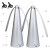 ZVD 3 Pezzi Ventola Anti Insetti, Ventilatore anti Mosche, Repellente per Zanzare per Interni Ed Esterni,Scaccia e Allontana Mosche, Vespe, Moscerini e Zanzare dal Cibo (Argento*2pcs)