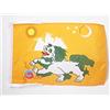 AZ FLAG BANDIERA TIBET 1920-1925 45x30cm - BANDIERINA TIBETANA ANTICA 30 x 45 cm cordicelle - AZ FLAG