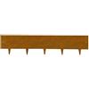 Rori Bordo da giardino in acciaio corten 1m - altezza 23 cm - bordo per prato flessibile - finitura superiore arrotondata - resistente alle intemperie e facile da installare