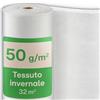 Praknu Telo Antigelo Piante 20x1,6 m 50 g/m² - Tessuto Non Tessuto Orto | Protegge dal gelo tutto l'inverno, traspirante e resistente agli strappi, stabile ai raggi UV, rotolo grande da 20 metri
