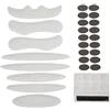Jipemtra Helmet Padding Foam Kit 27pcs Bicycle Replacement Sealed Pads Universal Helmets Foam Pad Set for Bike Motorcycle Cycling Riding Racing Sports Outdoor (Grey)