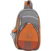 Milageto Borsa da Pong Custodia Racchetta Tracolla Regolabile Organizer Racchetta Tessuto Oxford Resistente all'Acqua Adatta a Sport Uso Quotidiano, Grigio