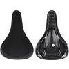 Generico Compatibile con imbottitura in schiuma grassa della sella BMX in pelle scamosciata di flanella rossa nera for bici a scatto fisso acrobatiche freestyle(1pc 9inch 6claws)