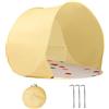 Generico Tenda da Spiaggia Pieghevole,Spaziosi Ripari Anti-UV,Tenda Pieghevole Automatica per Spiaggia - Per Bambini, Bambine, Picnic, Giardino, Piscina, Famiglia, Gite, Viaggi, Sport, Giochi,