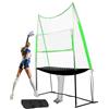 Generic Rete da allenamento per pallavolo, 3,4 x 2,4 m, altezza regolabile per colpire, servire passando e punteggiando trapani