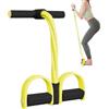 Generico Fune Elastiche Fitness,4 Tubi Addominali Tensione Piedi e Maniglie | Attrezzo Ginnica per Addominali Polsi Caviglie Gambe Peto Vita Dimagrimento Stretching