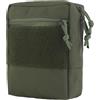 Generic Tasca Utility GP Molle Media, Borsa da Vita Multiuso, Accessorio Compatibile con Gilet Tattico Outdoor(Blk)