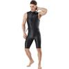 GHHZML Tuta Da Immersione Muta Da Sub Uomo 2 Mm, Corta, Nera, Monopezzo, Senza Maniche, For Immersioni Subacquee, Surf, Snorkeling, Costume Bagno Invernale(L)