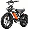 AVDLEU Bici Elettrica 26 per Adulti Uomo Donna, 250W, Batteria 36V 12.8Ah Rimovibile, 25km/h, Autonomia 32-42km, 7 Velocità, Freni a Disco, Ammortizzatore Anteriore, LED, 4 Colori