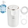 Genérico Dispenser di pompa per taniche, portatile, automatico, con ricarica USB, dispenser d'acqua con pompa ricaricabile per bottiglie, per casa, ufficio, camera da , campeggio, interni ed