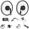 Season 250W Kit Conversione Bici Elettrica 36V Ruota Anteriore da 20/24/ 26/28/ 700c Pollici Set Motore con LCD Sensore di Assistenza Pedalata