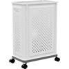 Wenoup Portaoggetti Tappetino Cestino Carrello Organizer Ruote Pp Spazioso Pratico Adatto per Palestra Domestica Accessori Fitness Ufficio, Fondo Blu