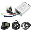 DUANSIYU Centralina Monopattino Elettrico Kit di controller del motore elettrico a basso consumo 3 6V/48V 350W Sensibile con pannello visualizzazione