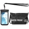Zocipro Borsa Impermeabile per il Nuoto, Dry Bag Impermeabile con Custodia per Telefono, Borsa Singola con Cintura Regolabile per Surf, Kayak, Nautica, Campeggio e Spiaggia, Sport Acquatici e Esterno