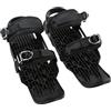Generic Mini Scarpe da Sci Scarponi da Snowboard Portatili Attacchi Regolabili per Adulti con Nylon Resistente Lega di Alluminio ABS per Sci Pattinaggio Piste Forestali