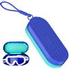 Rnyrn Custodia Per Occhialini Da Nuoto - Tasca Con Cerniera E Foro Di Drenaggio - Custodie Protettive Da Trasporto Con Cordino | Per Outdoor Palestra Spiaggia Occhiali Da Sole Amanti Sport Donne