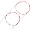 HSCJMEHT Scatola Telecomando Cambio acceleratore Marino Compatibile con Motoforti 10 Piedi 118 Pollici e 13 Piedi 157 Pollici Tipo 3300 33C con Cerniera(1 PCS-Red 4m)