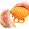Generic Palla di rinforzo in silicone per mani, impugnatura ergonomica, antiscivolo, per esercizi di rinforzo, robusta e antistress, per adulti e anziani, uso domestico