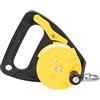 Adfaga Mulinello da immersione professionale con maniglia Linea in nylon resistente da 150 piedi per immersioni subacquee Pesca subacquea Snorkeling Costruzione in plastica ABS Cav (Gialla)