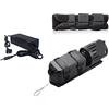 ZADCCS Scooter subacqueo, Propulsore Subacqueo Elettrico Booster Attrezzature for Riprese Subacquee Portatili Che Nuotano Aerei(Black One Hand Suit)