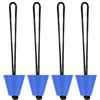 Penlimly Tappi Ombrinali - 4 Pezzi con Laccetto Universali 3,99 Centimetri,Kit Completo di Tappi di Drenaggio per Kayak,per Ormeggio E attività Acquatiche Canoe, Imbarcazioni, Principianti, Esperti