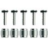 Besttoolifes Olive Sleeve Freno Dado Olive per Formula MEGA R1 RO RX ONE C1T1 Per Componenti Freno Bicicletta - 5 Set Kit di Ricambio Metallo per Sistemi Freno a Disco Idraulico