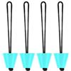 Generico Tappi Kayak,4 Pezzi 3,99 Cm Universale Con Cordino Incluso | Kit Completo di Tappi di Drenaggio per Kayak - Per Ormeggio E Attività Acquatiche Canoe, Imbarcazioni, Principianti, Esperti Pagaiatori