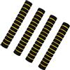 DOITOOL 2 Paia Coperture Antiscivolo per Remi da Kayak 22 Cm in Spugna Gialla Protezione per Manico Canoa Accessori per Attività Acquatiche All'aperto