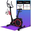 Christopeit AL 2 S Digital Cyclette Cyclette Cyclette, fino a 150 kg, 24 livelli di resistenza, sistema frenante magnetico da 9 kg, silenzioso, soft touch, sensori a pulsazione, supporto per tablet