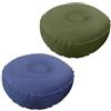 Risveglio Cuscino gonfiabile per yoga, in nylon 40D, per equilibrio in TPU, poggiapiedi da viaggio, fitness, leggero, portatile, per meditazione ad aria, per sedile, con valvola rapida, blu scuro