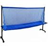 Xgdsnly Rete di Recupero Palline Tennis da Tavolo Pong con Ruote Rete Raccogli Palline Tennis da Tavolo Pong Struttura Pieghevole Attrezzatura Sportiva