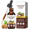 Onznoz Gocce Alle Erbe Con Assenzio, Noce Nera E Chiodi Di Garofano,Noce Nera, Assenzio, Semi Di Zucca E Chiodi Di Garofano,Gocce Liquide 20 In 1,Supporta Il Benessere Immunitario, 60 Ml