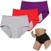 NICEIN 3 Pezzi Mutande Incontinenza Donna, Mutande per Incontinenza Donna Riutilizzabile, Mutandes Mestruali Donnas Flusso Abbondante, Mutandes Ciclo Lavabili (M)