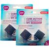 FEI FAN Detergente CUBE ACTION Deodorante WC, Azione Anticalcare. Per Cassette Esterne, Pulisce e Profuma (Confezione Da 2x50g) (2 Confezioni)