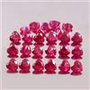 6x6 MM Naturale Mozambico Sangue Rosso Rubino Cuore Taglio Loose Gemma 8 Pz Lot