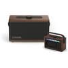 Pure Aura Bluetooth Altoparlante 40 Watt, 30h Batteria, Luce, USB-C; Coffee