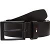 Tommy Hilfiger Cintura Uomo Layton 3,5 cm Cintura in Pelle, Marrone (Testa Di Moro), 125 cm