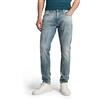 G-Star 3301 Skinny Sun Faded Scanda Blue Uomo Taglia 30/32, Sun Faded Scanda Blue, 30W x 32L