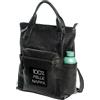 Lavalen Borsa Zaino Donna Firmato In Pelle - Zaino Da Viaggio Elegante - Grande E Raffinato, Per Uso Quotidiano - Adatto A Laptop, Lavoro, Ufficio e Antifurto. (Nera)