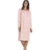 Linclalor Camicia da Notte Puro Cotone Art. 73505 (Rosa, 56)