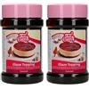 FunCakes Topping Glassa Caramello: Cake Topping, Ottimo Gusto, Perfetto per Decorare Torte, Dessert Topping. 375g. (Confezione da 2)