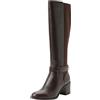 Geox Scarpe da donna D New Asheel Knee High Boot, caffè, 38 EU