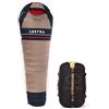 Lestra Outdoor eredità Il Sacco a Pelo dei Grandi avventurieri - Leggero & Permanente - Chiusura Diritta - T° Limit Comfort 02 220 X 80 cm - 760 G, Unisex-Adulto, Beige, 220x80