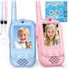 iKidiki Giochi Bambini 3 4 5 6 7 8 Anni, Walkie Talkie Bambini Ricaricabili Idee Regalo Bambino Bambina 3-8 Anni Gioco Bimbo Bimba 3-8 Anni Maschio Walky Talky Giocattoli Bambino